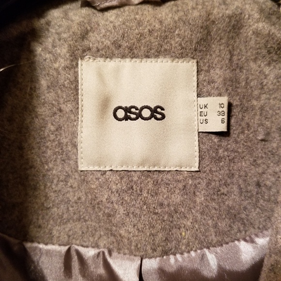 Full length ladies Wool blend Trench coat by ASOS - Picture 2 of 3